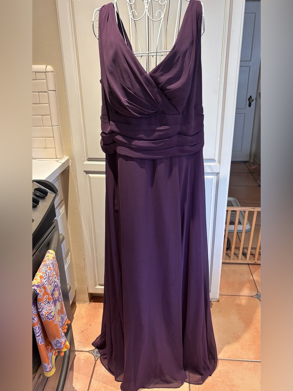 Celebrate DB purple long dress size 18